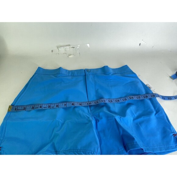 2XIST Ibiza Mens Size M Malibu Blue Swim Shorts Trunks Swimwear Bottoms Pockets - Picture 6 of 9